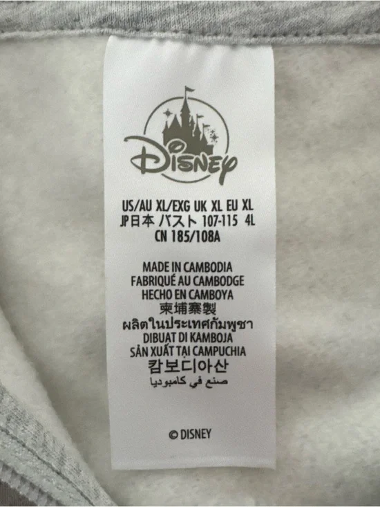 Disney Parks WDW It’s A Small World Collection Zip Up Hoodie XL New 2026 Disney - Picture 6 of 6